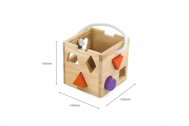 Houten invoegkubus