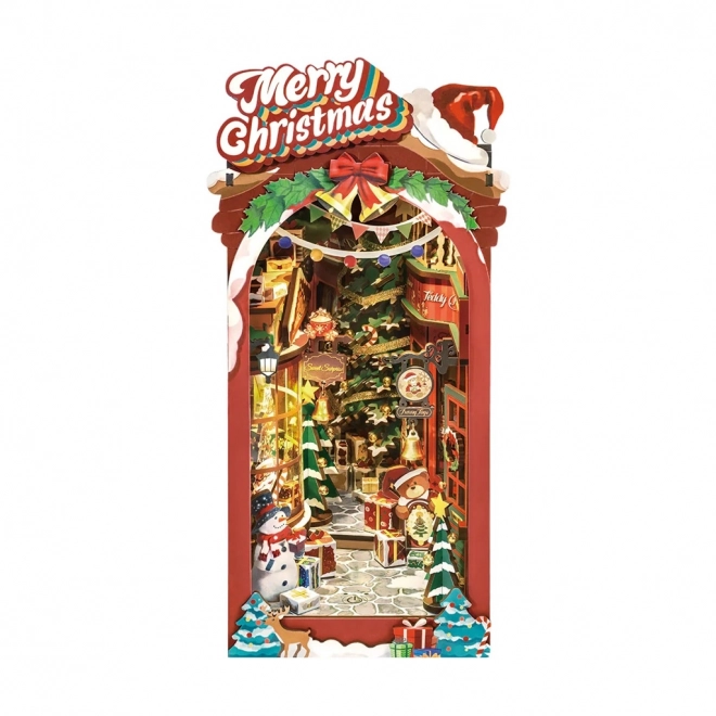 Handgemaakt Kerststraat Boeksteun