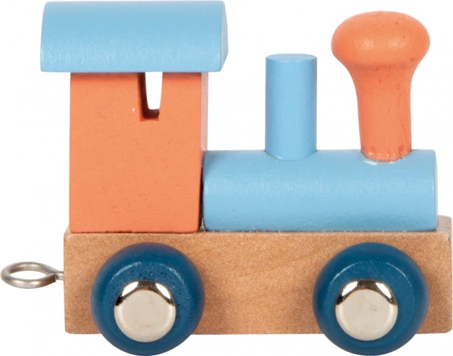 Poolse lettertrein oranje locomotief