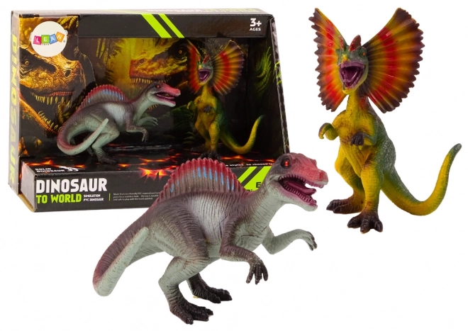 Dinosaurusfiguren Spinosaurus Dilophosaurus Set 2st