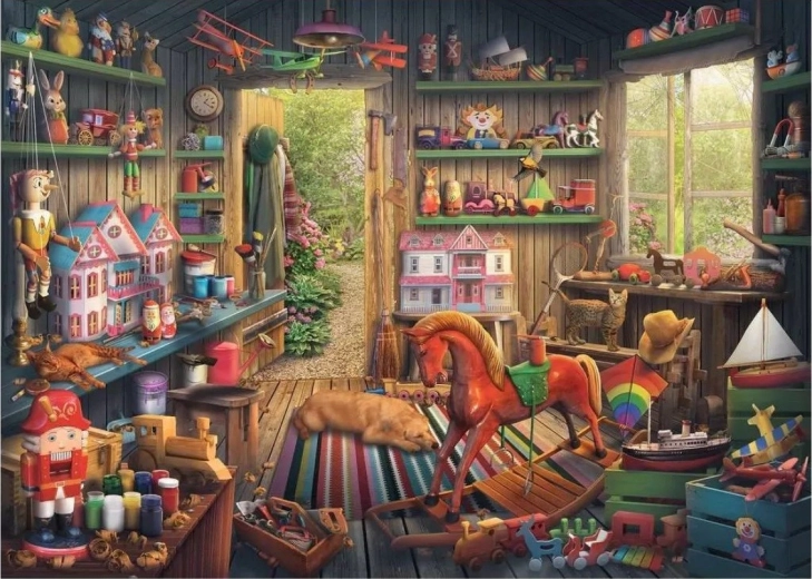 Puzzel Nostalgisch speelgoed 1000 stukjes RAVENSBURGER