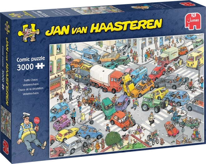 JUMBO Puzzel JvH Verkeerschaos 3000 stukjes