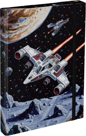Mapjes voor schoolschriften A4 Pixel Space