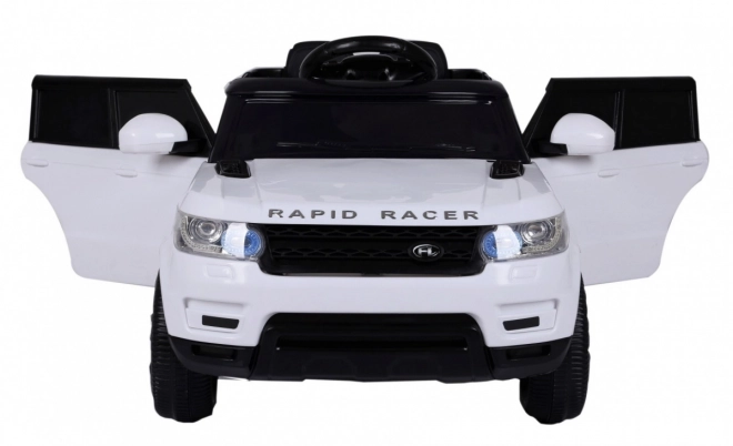 Elektrische auto Land Rapid Racer wit