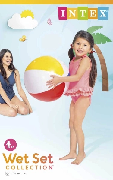 59020NP Opblaasbare Bal Glanzend 51cm