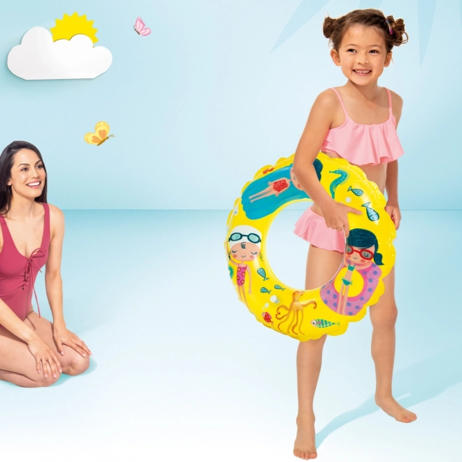 Opblaasbare ring 61 cm in zak 6-10 jaar