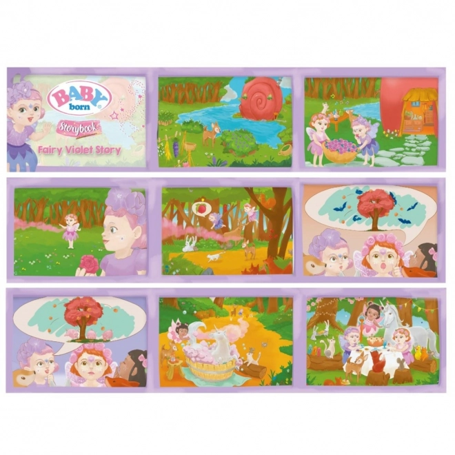 Baby Born Storybook Magische Violette Fee - 18 cm