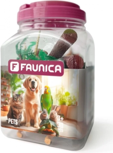 Set figuren en accessoires Huishuisdieren, 30 stuks