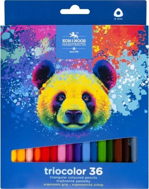 Driekantige kleurpotloden Triocolor 36 stuks BEER KOH-I-NOOR