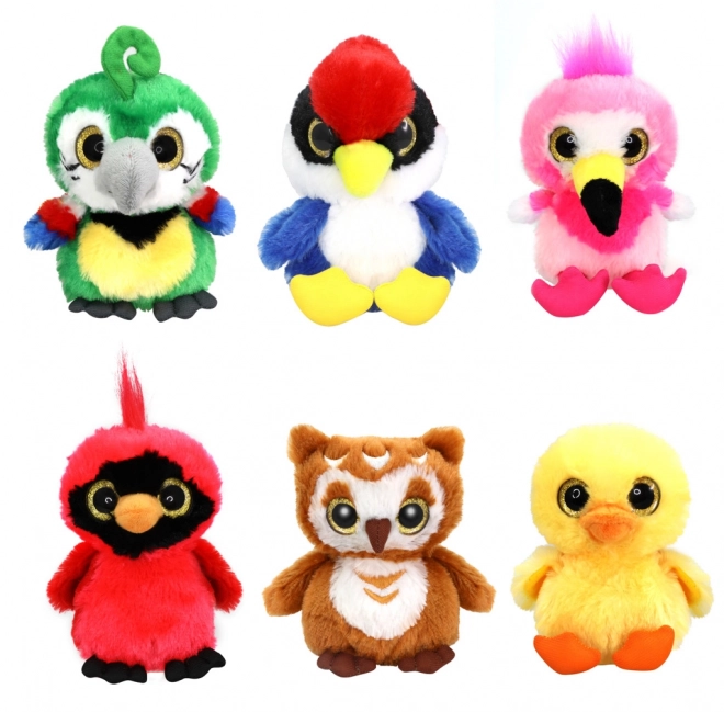 Schattige pluche vogel Cutekins met geluiden