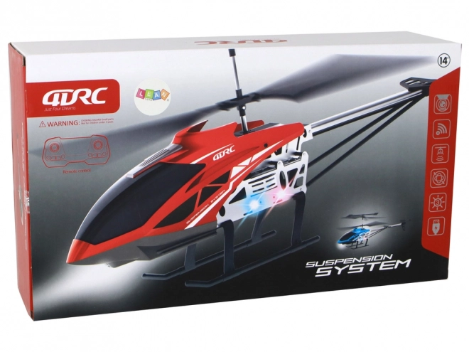 RC helikopter Helikopter met afstandsbediening 70 cm rood