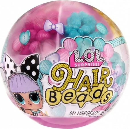 Pop L.O.L. Surprise Hair Beads Tots - verpakking 12 stuks
