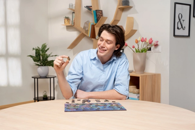 Houten puzzel magisch bos 500 stukjes