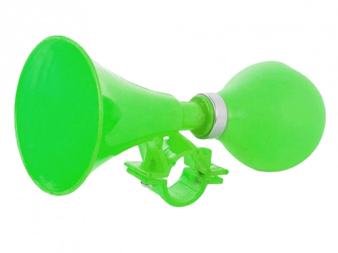 Fiets claxon met groene rubberen ballon