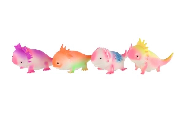Antistress knijpbare siliconen salamander