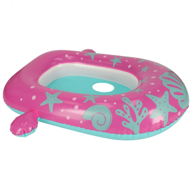 BESTWAY 34091 Kinder opblaasboot met zitting en zonnescherm roze 1-2 jaar 18 kg