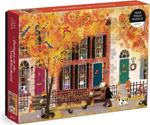 Puzzel GALISON Herfst in de buurt – 1000 stukjes