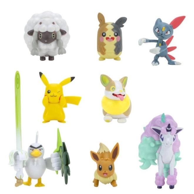 Pokémon set van 8 figuren
