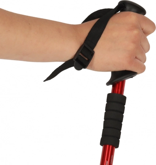 Opvouwbare stokken voor Nordic Walking 2 stuks rood