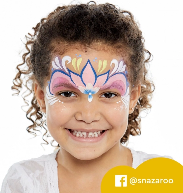 Set van Snazaroo kleuren voor gezicht en lichaam met sjablonen Eenhoorns en Vlinders