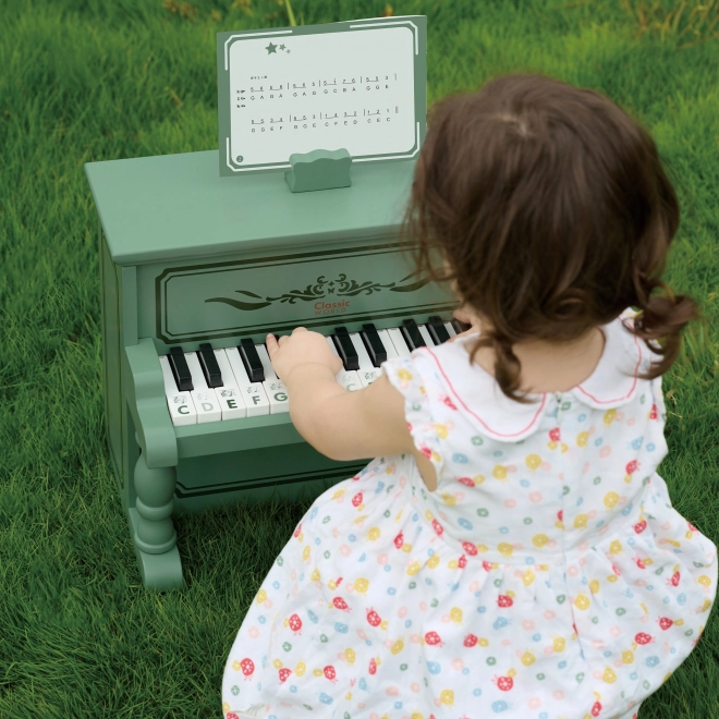 Houten piano Classic World met lesboek