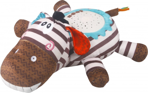 Zebra nachthemelprojector met muziek 35 cm