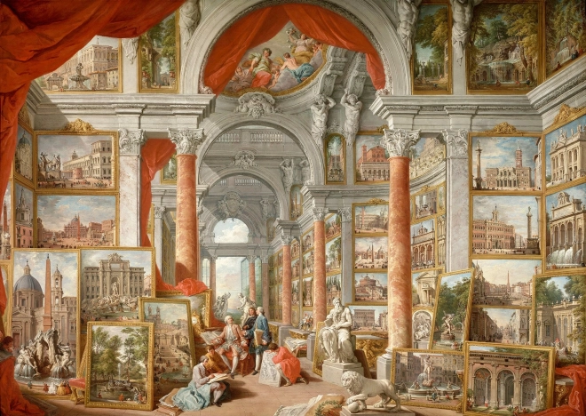 Enjoy Puzzle: Uitzicht op het moderne Rome, 1000 stukjes