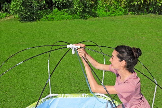 BESTWAY framezwembad met overkapping SPLASH-IN-SHADE 244 × 51 cm