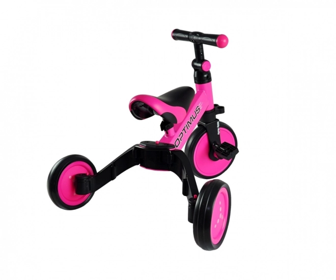 Fiets 3 in 1 Optimus Pink