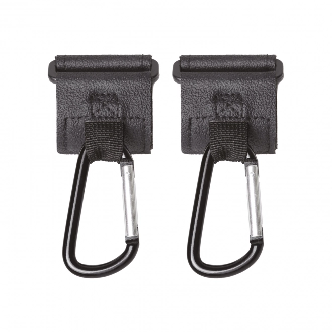 Multifunctionele band met haak 2 stuks, Zwart