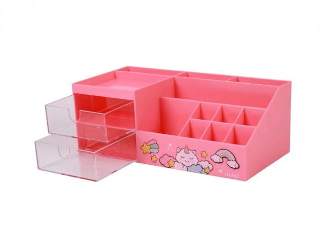 Organizer voor op de tafel met eenhoorn