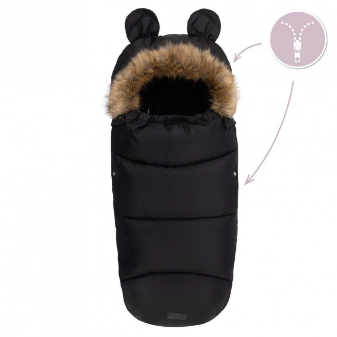 Winter voetenzak MoMi zwart