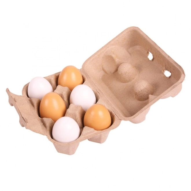 Bigjigs Toys Eieren in doosje 6 stuks