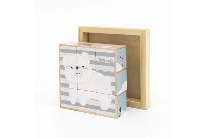 Houten blokken 9 stuks