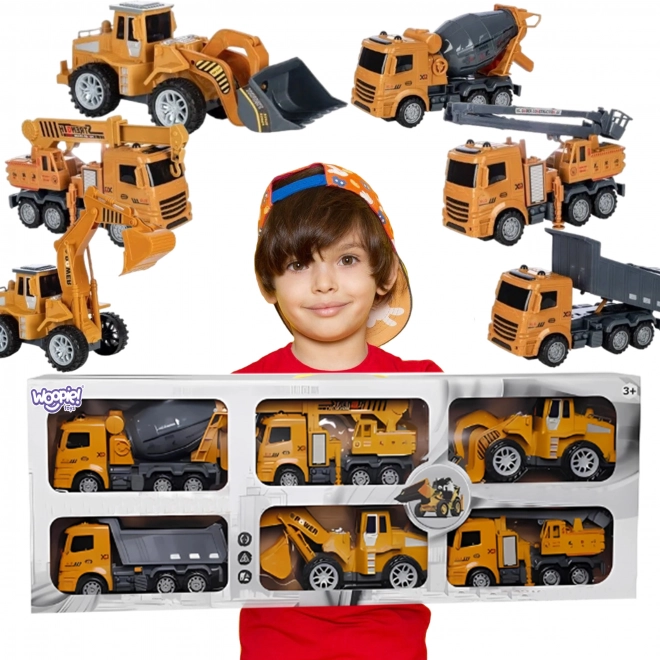 Woopie Grote Set Bouwvoertuigen 6-in-1