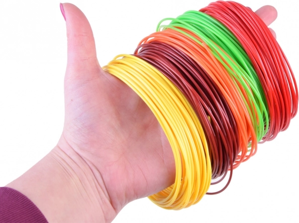 Kleurrijk palet van 5 kleuren