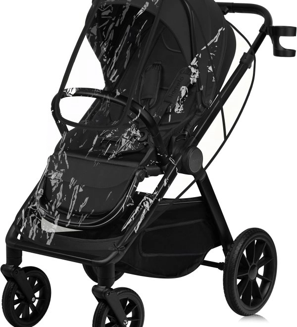 Lionelo gecombineerde kinderwagen Layla 3in1 Zwart Onyx