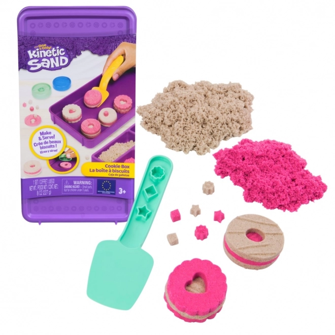 Kinetisch zand voor het maken van taartjes