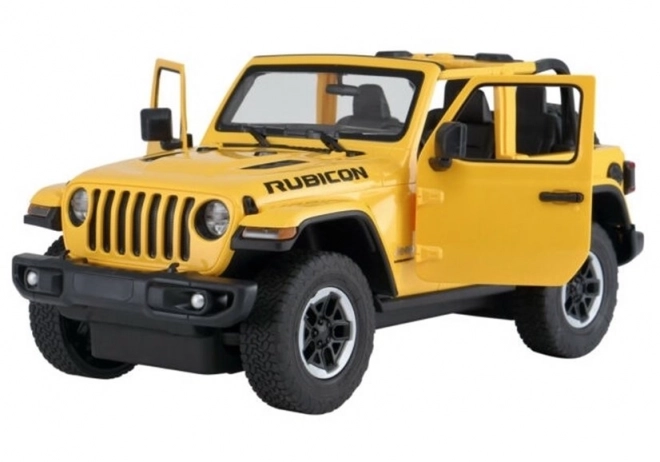 Auto R/C Jeep Wrangler Rubicon 1:14 Rastar – Geel