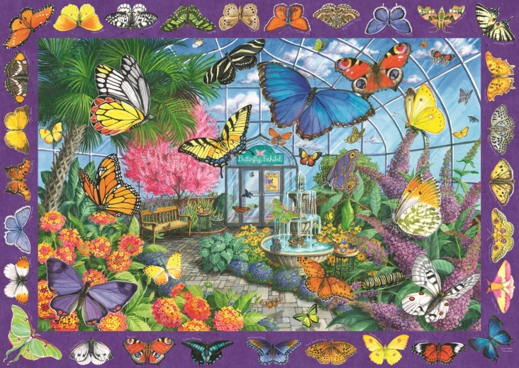 Puzzel Koninkrijk der Vlinders 1000 stukjes