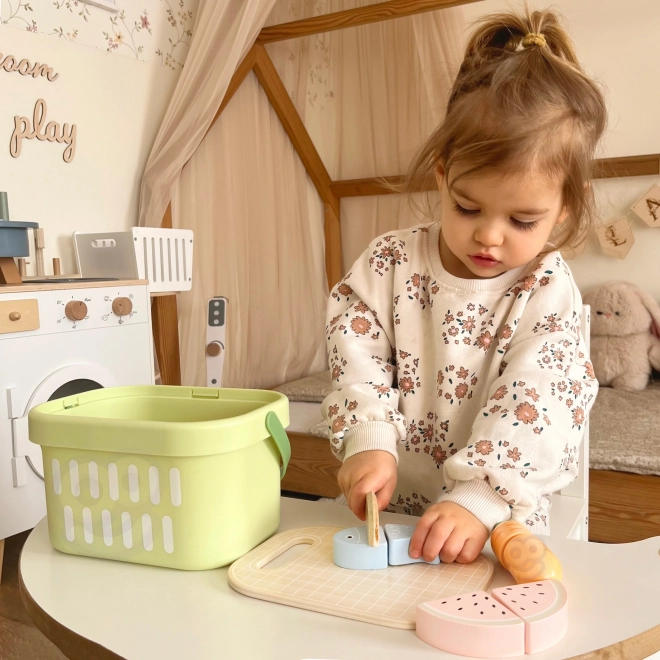 Houten snijset voor voedsel Tooky Toy