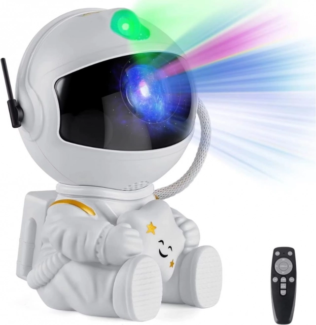 Sterrenprojector zittende astronaut met afstandsbediening