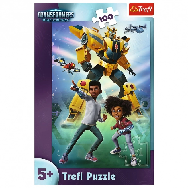 Puzzel 100 stukjes Team Transformers
