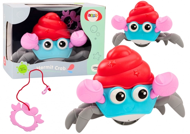 Schroefkrab Kleurrijke Krab Wandelend Interactief