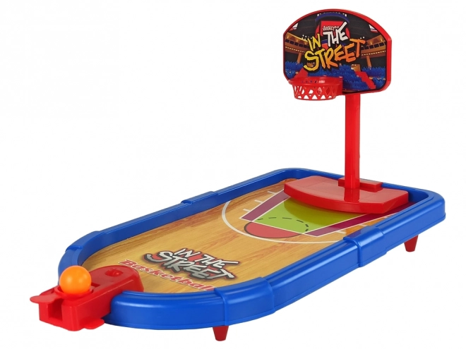 Set van Arcadegames 4 in 1 Basketbal Voetbal, Schild, Bowlingkegel Lanceerder