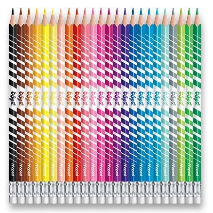 Maped kleurpotloden Color'Peps Oops met gum, 24 stuks