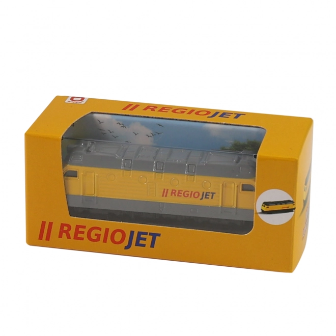 Metalen locomotief RegioJet 9 cm