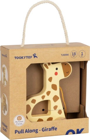 houten trekgiraf TOOKY TOY