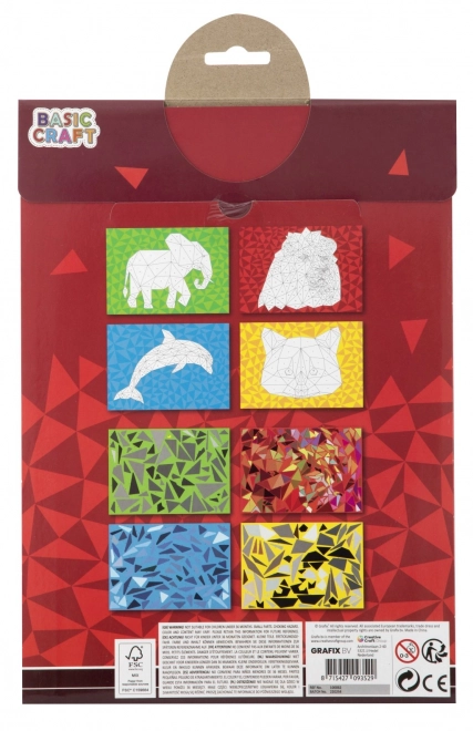 Stickerpuzzel volgens nummers A4