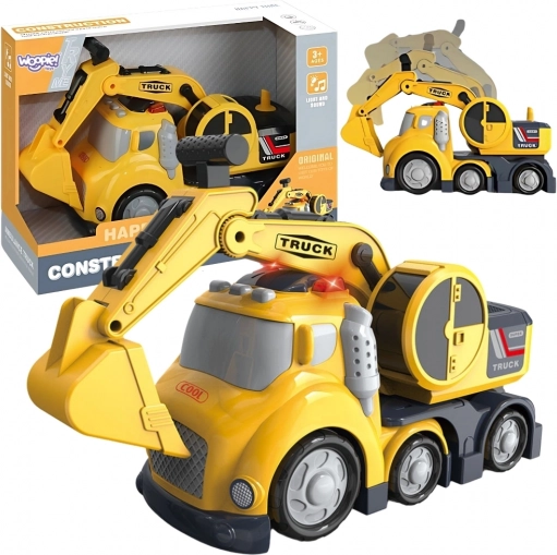 Woopie kindergraver City Truck met licht en geluid
